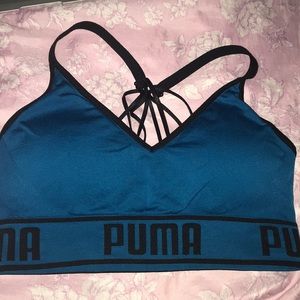 Blue Sports Bra